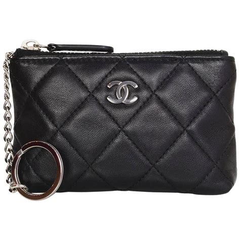 chanel keychain pouch